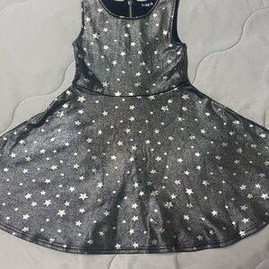 Kids Starry Black Dress